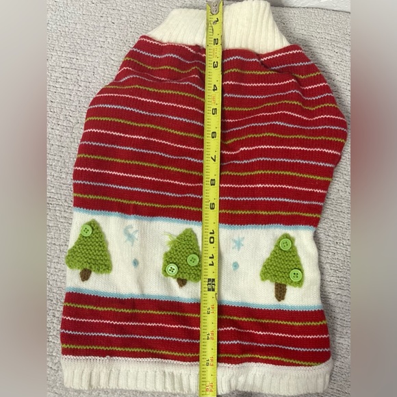 Holiday Trees Dog Sweater - Picture 3 of 4